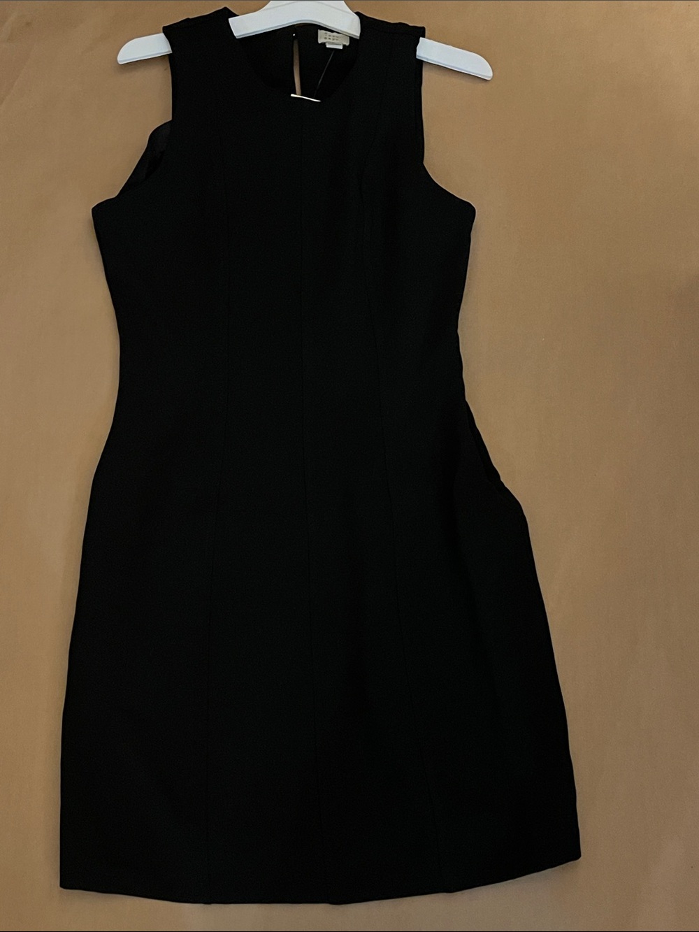 a new day Black Sleeveless Sheath Dress